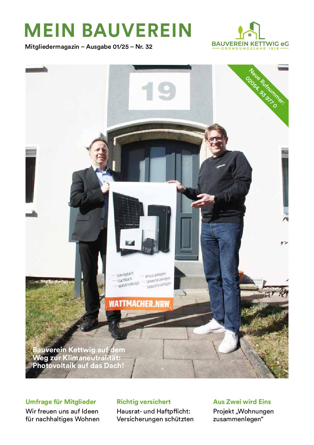 Neues Magazin für die Mitglieder